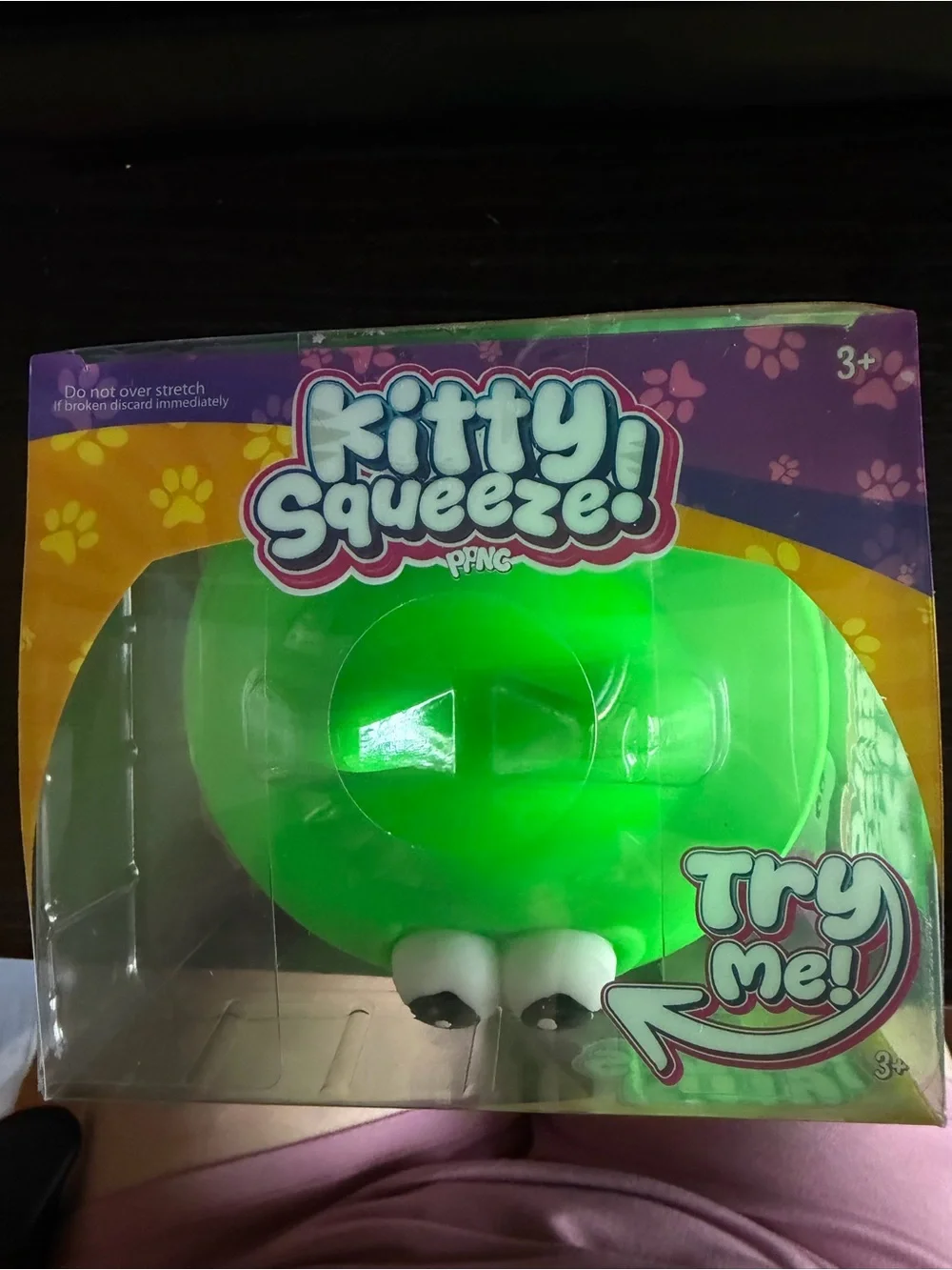 Kitty Squeeze! Green Squishy Kids Toy by (brand)